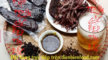 Thịt Trâu Gác Bếp: Đặc Sản Tây Bắc, đậm chất Điện Biên