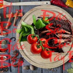 thịt bò gác bếp