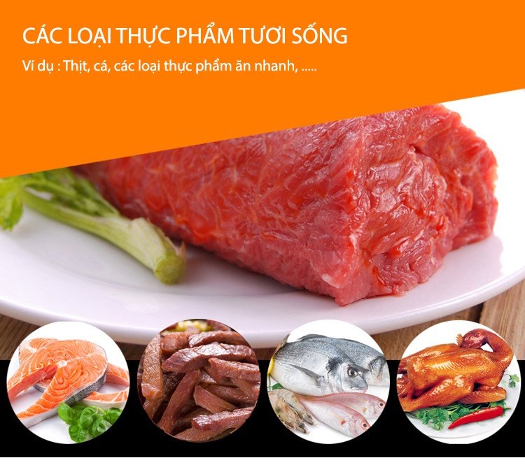 hút chân không thực phẩm