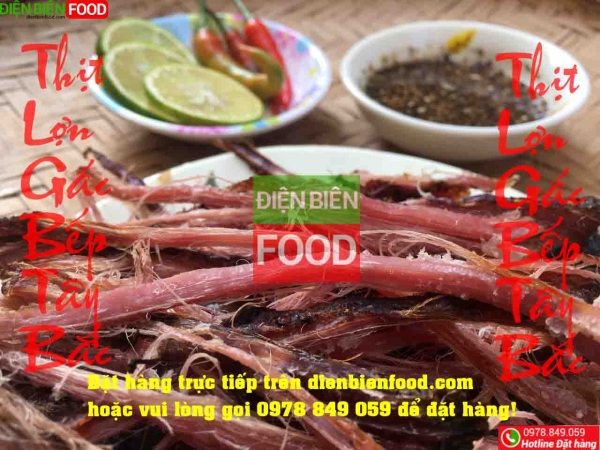 thịt lợn gác bếp