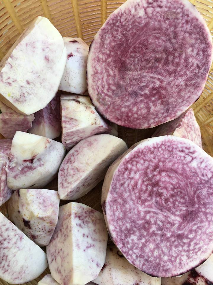 khoai sọ tím